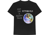 Travis Scott Astroworld Happy Face Tee Black